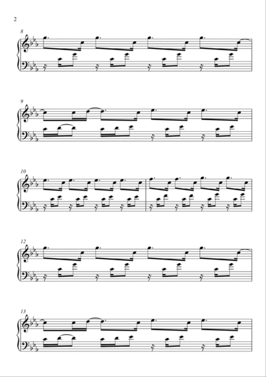 Desert Rose Desert Rose Piano Solo scores gallery preview page 2