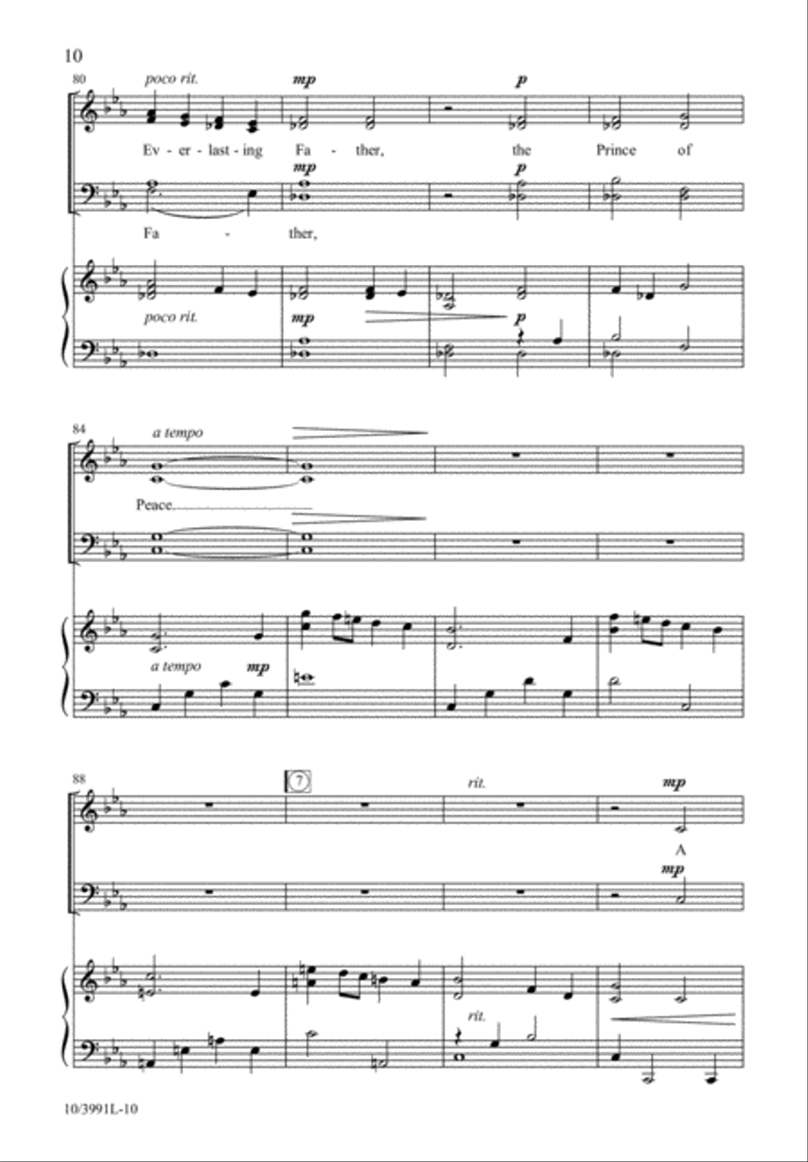 Star of Advent 4-Part scores gallery preview page 11