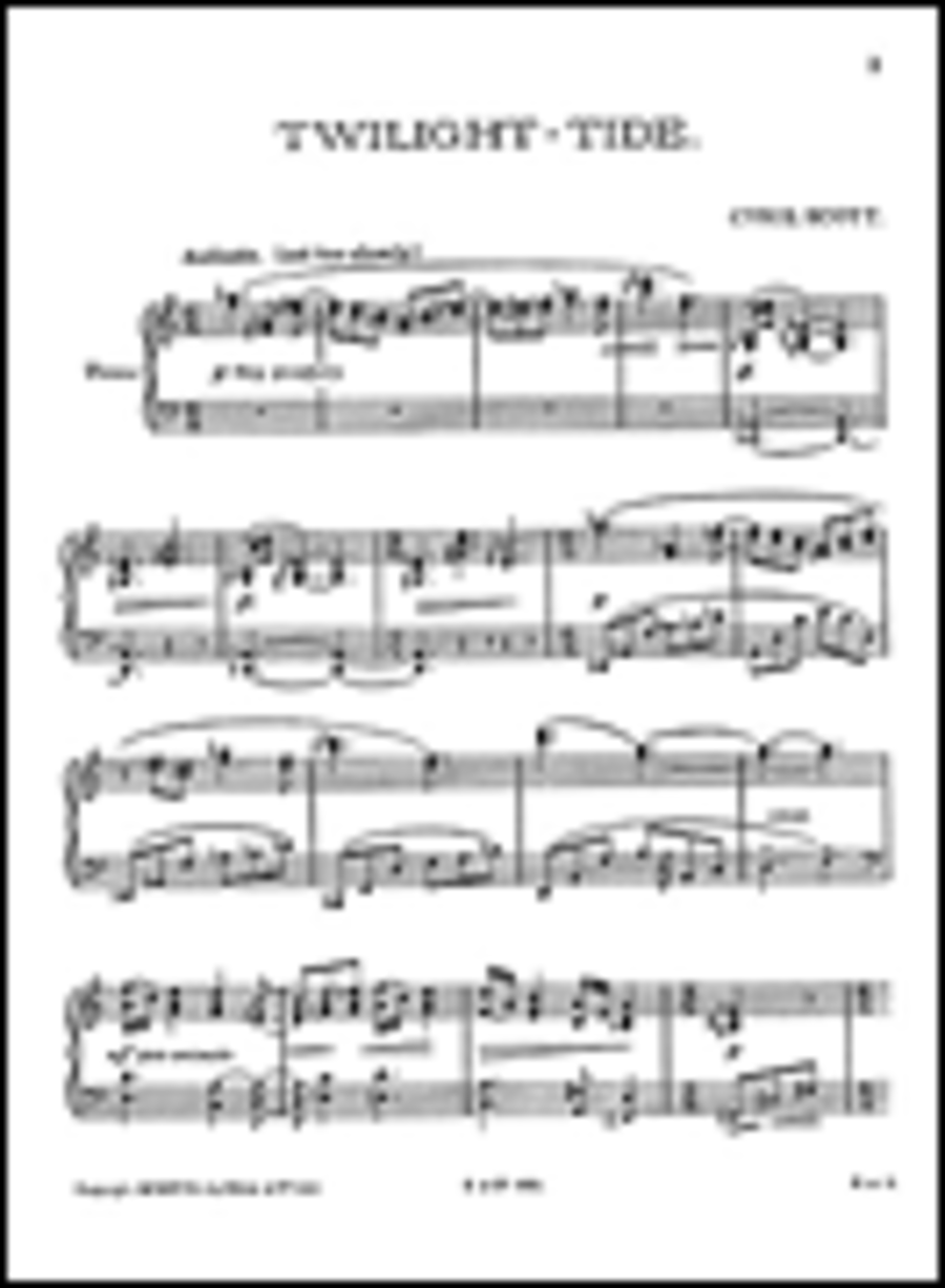 Scott: Twilight-tide for Piano Piano Solo scores gallery preview page 1