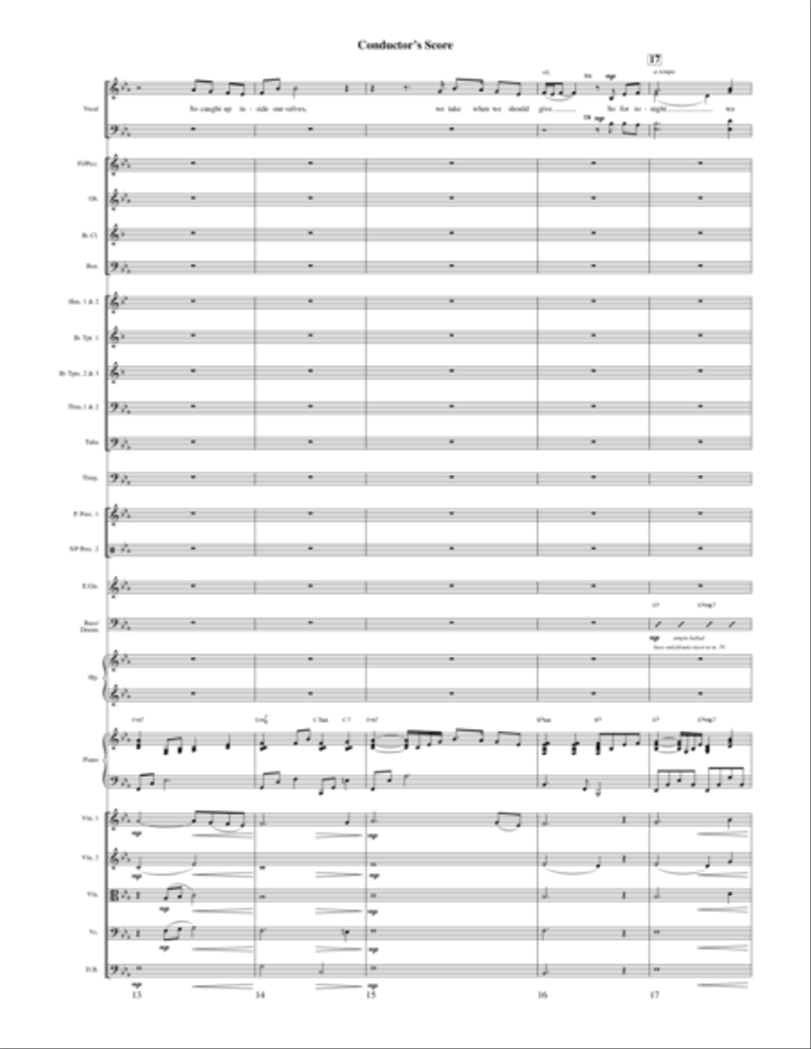 Thankful (arr. Mark Hayes) - Full Score Choir scores gallery preview page 3