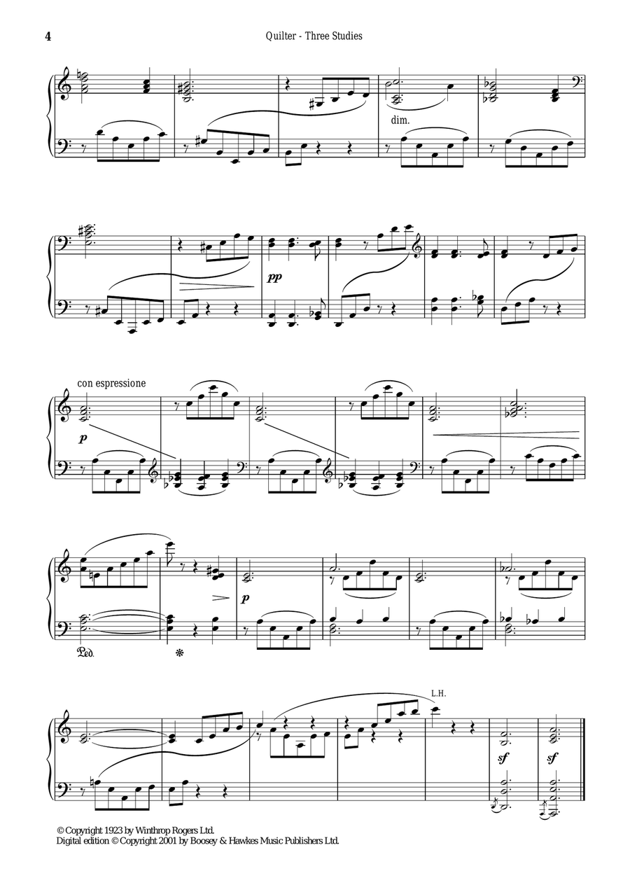 Three Studies, Op. 4, I. Piano Method scores gallery preview page 4
