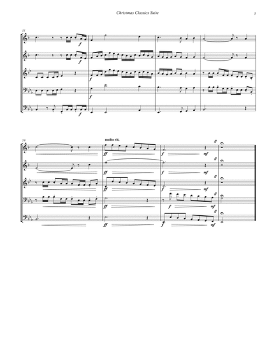 Christmas Classics Suite for Brass Quintet image number null