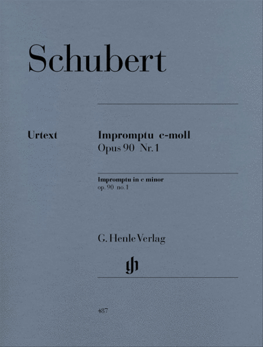 Impromptu C minor Op. 90 D 899 Piano Solo scores gallery preview page 1