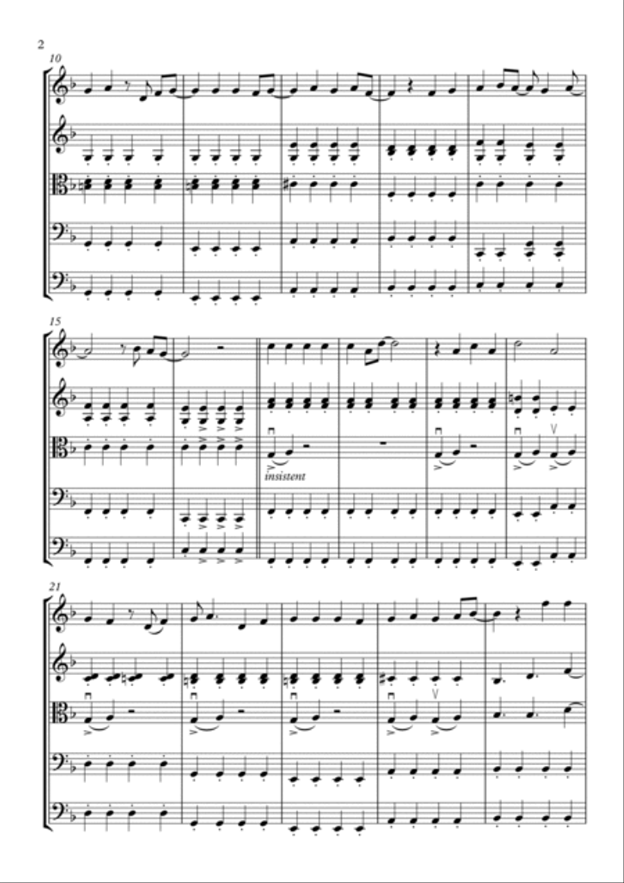 Mr. Blue Sky Mr. Blue Sky String Orchestra scores gallery preview page 2