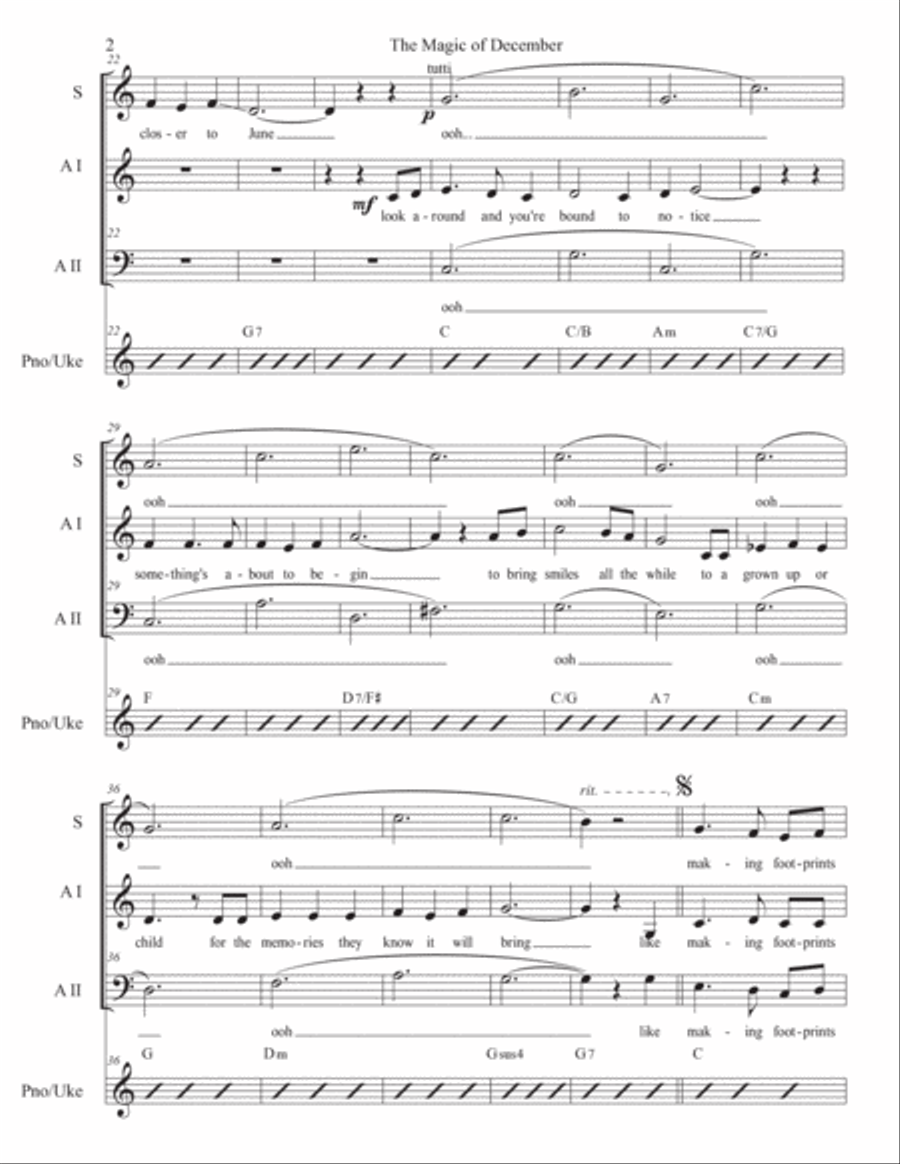 The Magic of December The Magic of December SSA scores gallery preview page 4