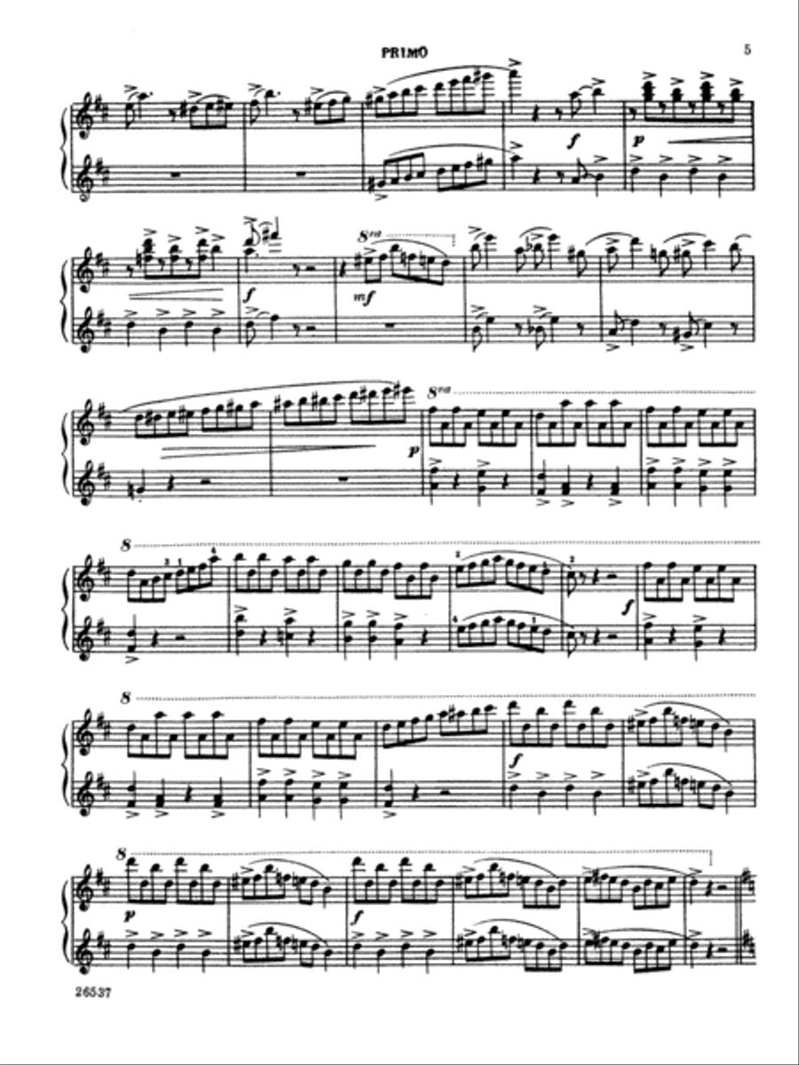 Fiddle-Faddle - Piano Duet (1 Piano, 4 Hands)