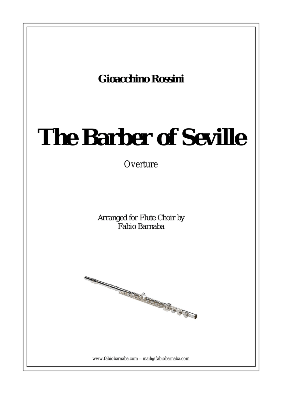 The Barber of Seville - Overture for Flute Choir Flute Choir scores gallery preview page 1