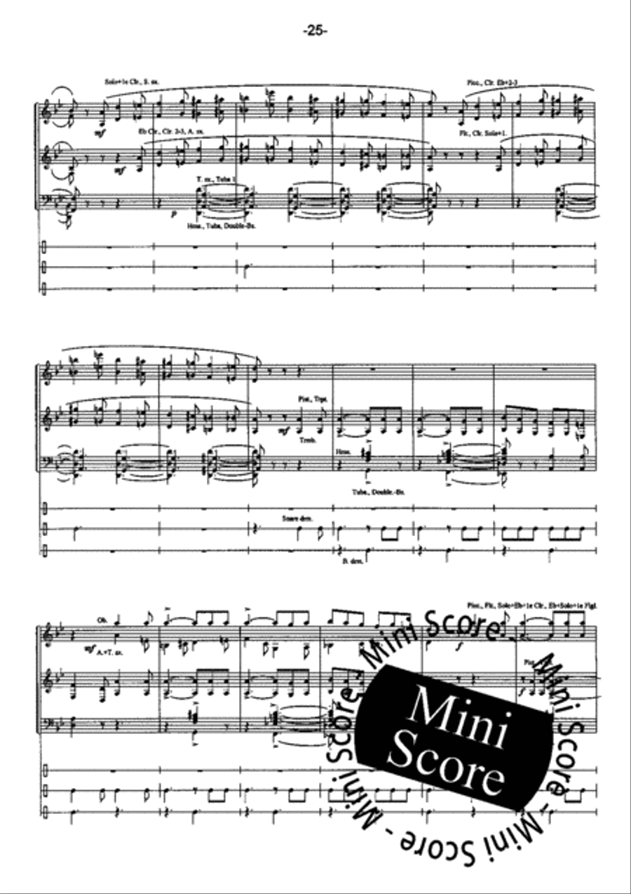 Partita Concert Band scores gallery preview page 28