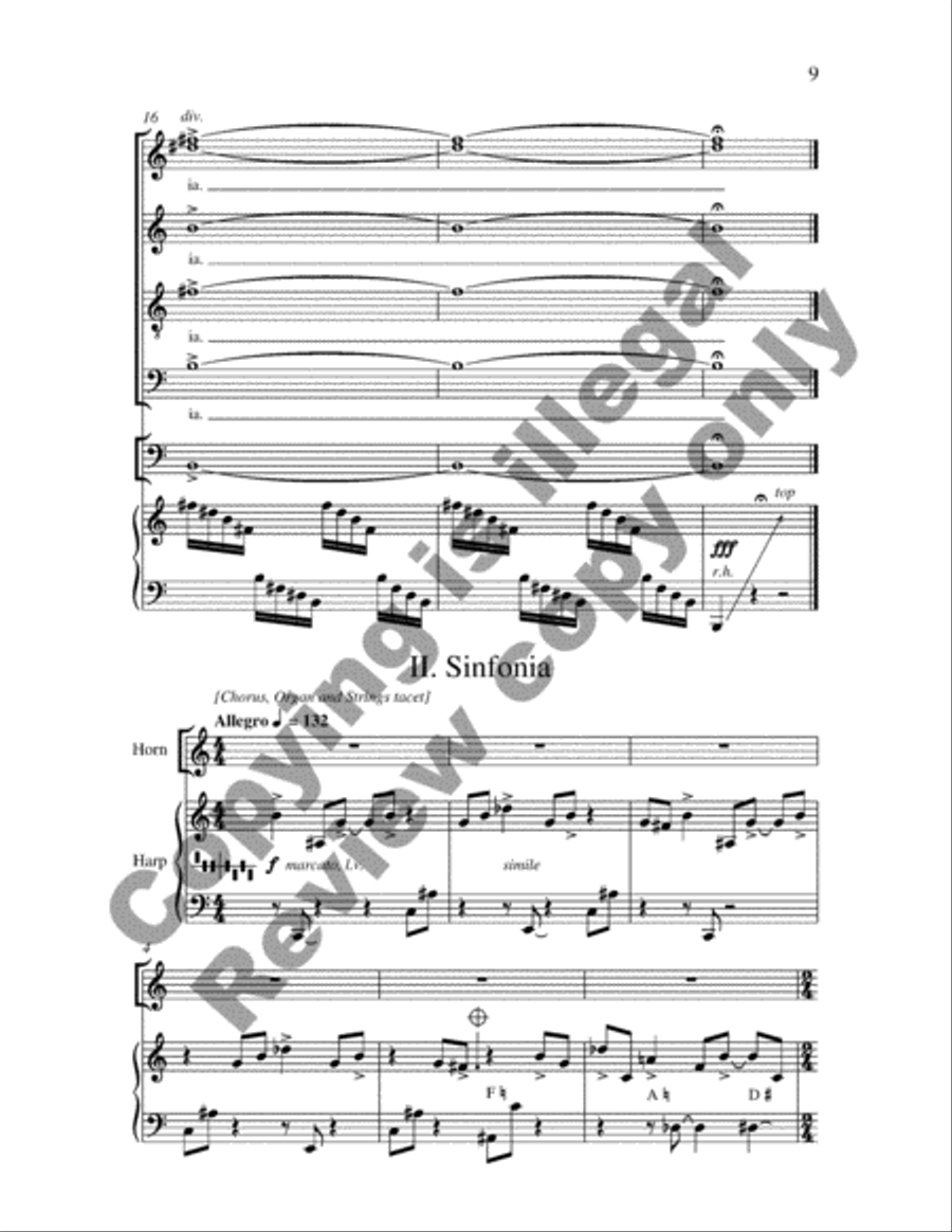 Pentecost Cantata 4-Part scores gallery preview page 21