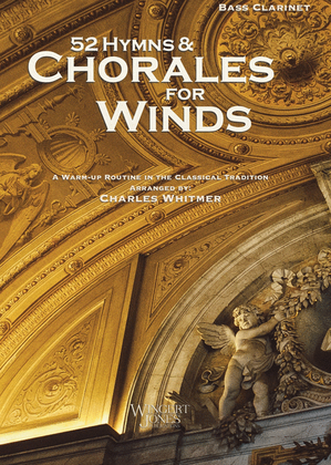 Book cover for 52 Hymns and Chorales for Winds - Bass Clarinet