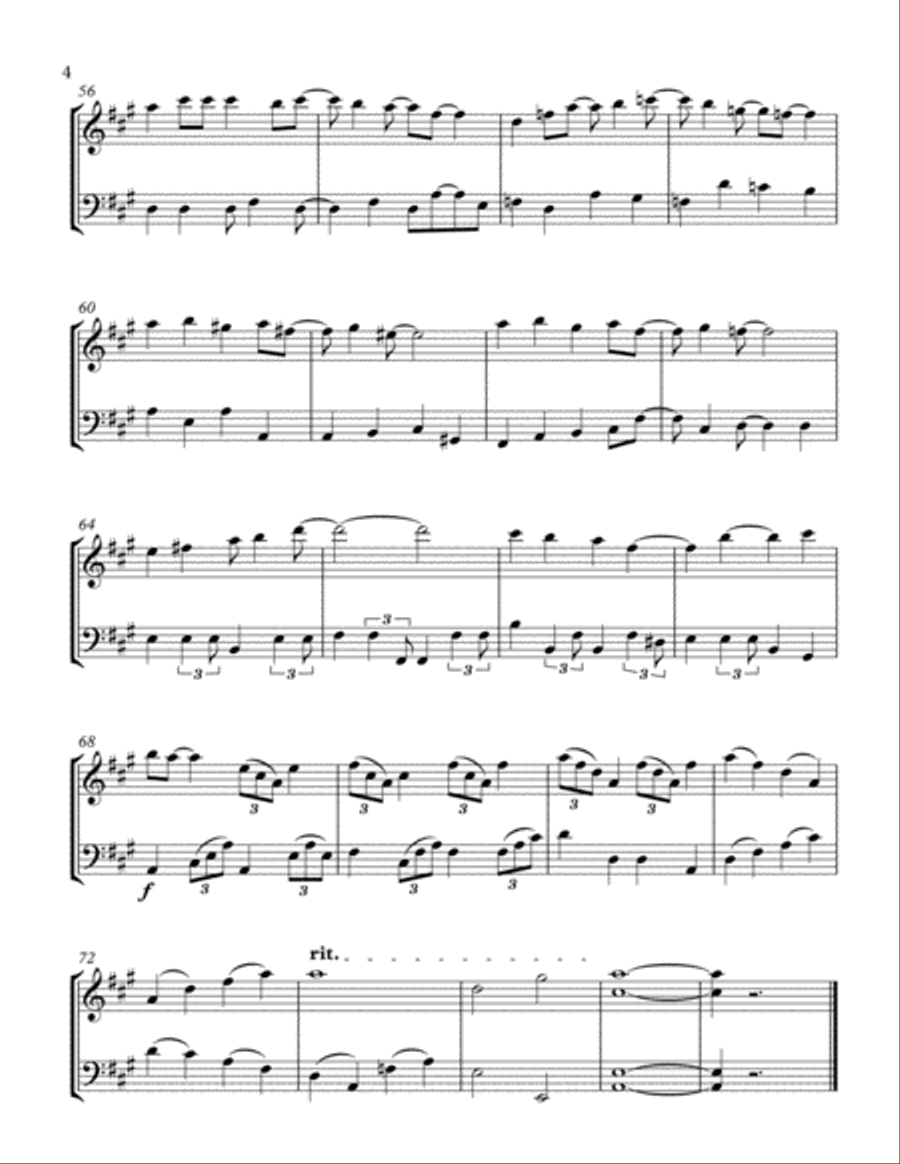 All I Want For Christmas Is You String Duet scores gallery preview page 4