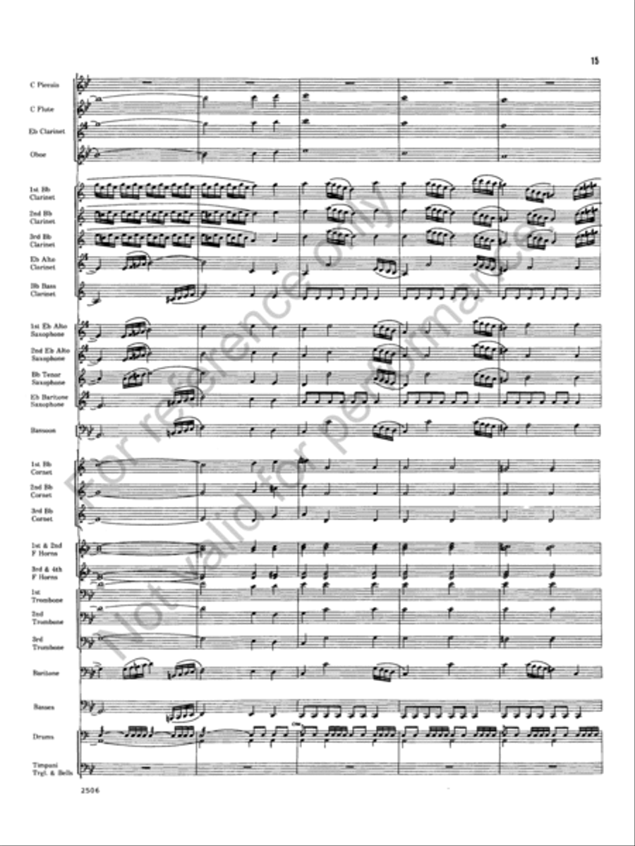 Armida Concert Band scores gallery preview page 15