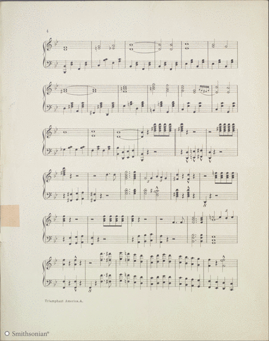 Triumphant America Piano Solo scores gallery preview page 4