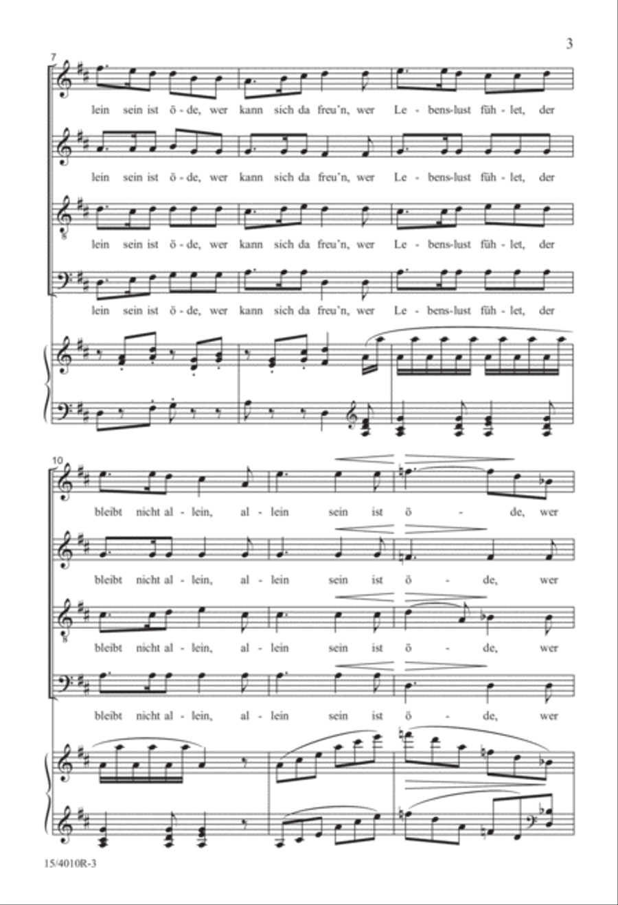 Lebenslust Lebenslust 4-Part scores gallery preview page 3