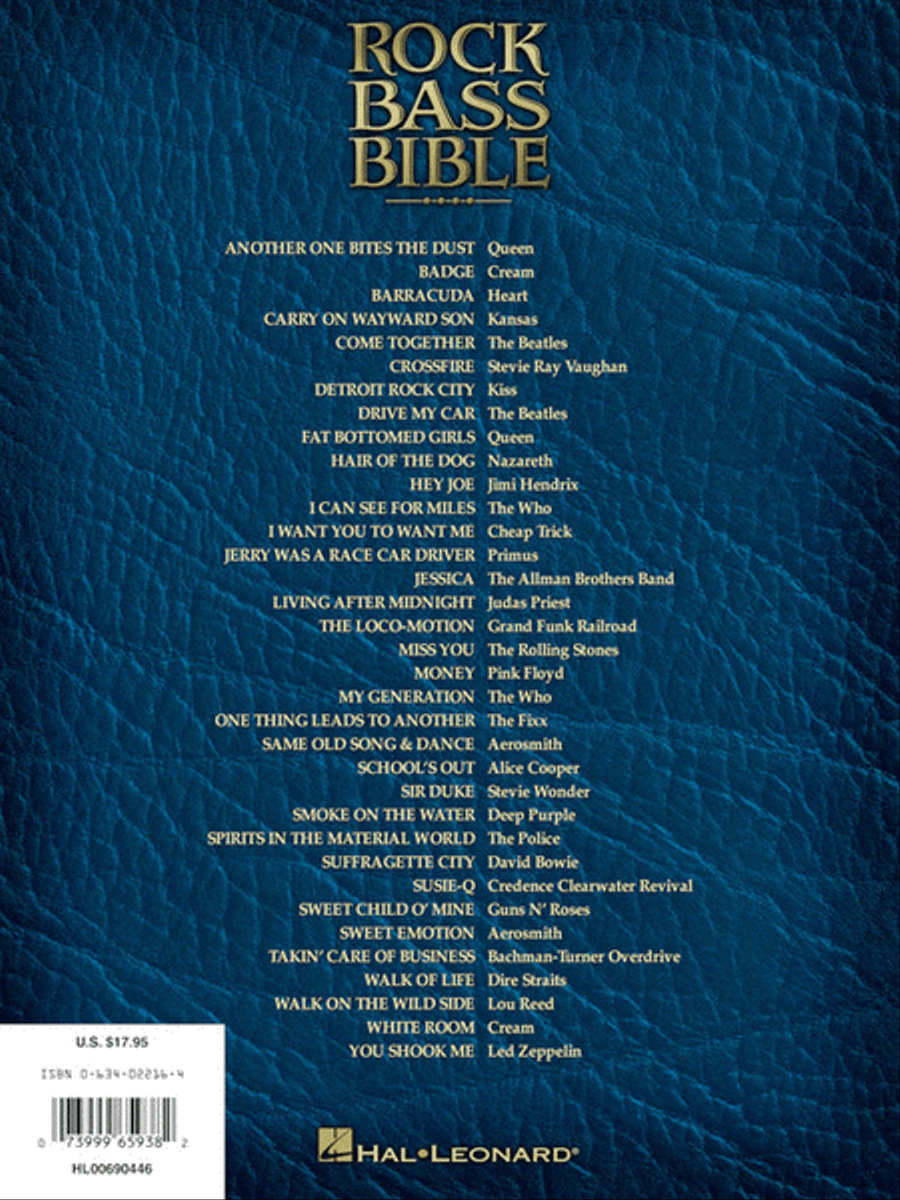 Rock Bass Bible Bass Guitar Tablature scores gallery preview page 8