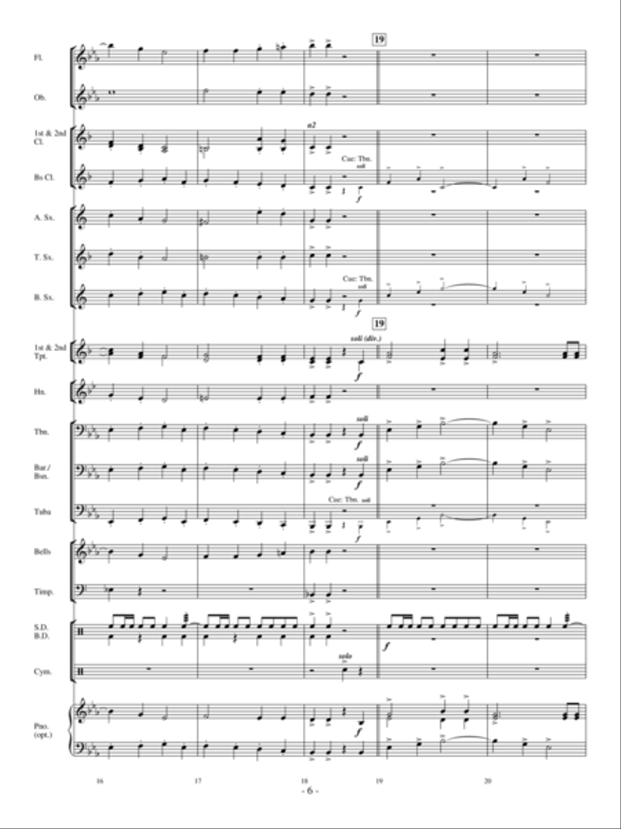 The Thunderer Concert Band scores gallery preview page 5