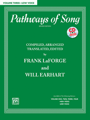 Book cover for Pathways of Song, Volume 3