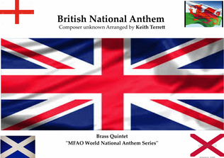 Book cover for British National Anthem ("God Save the King") for Brass Quintet (MFAO World National Anthem Series