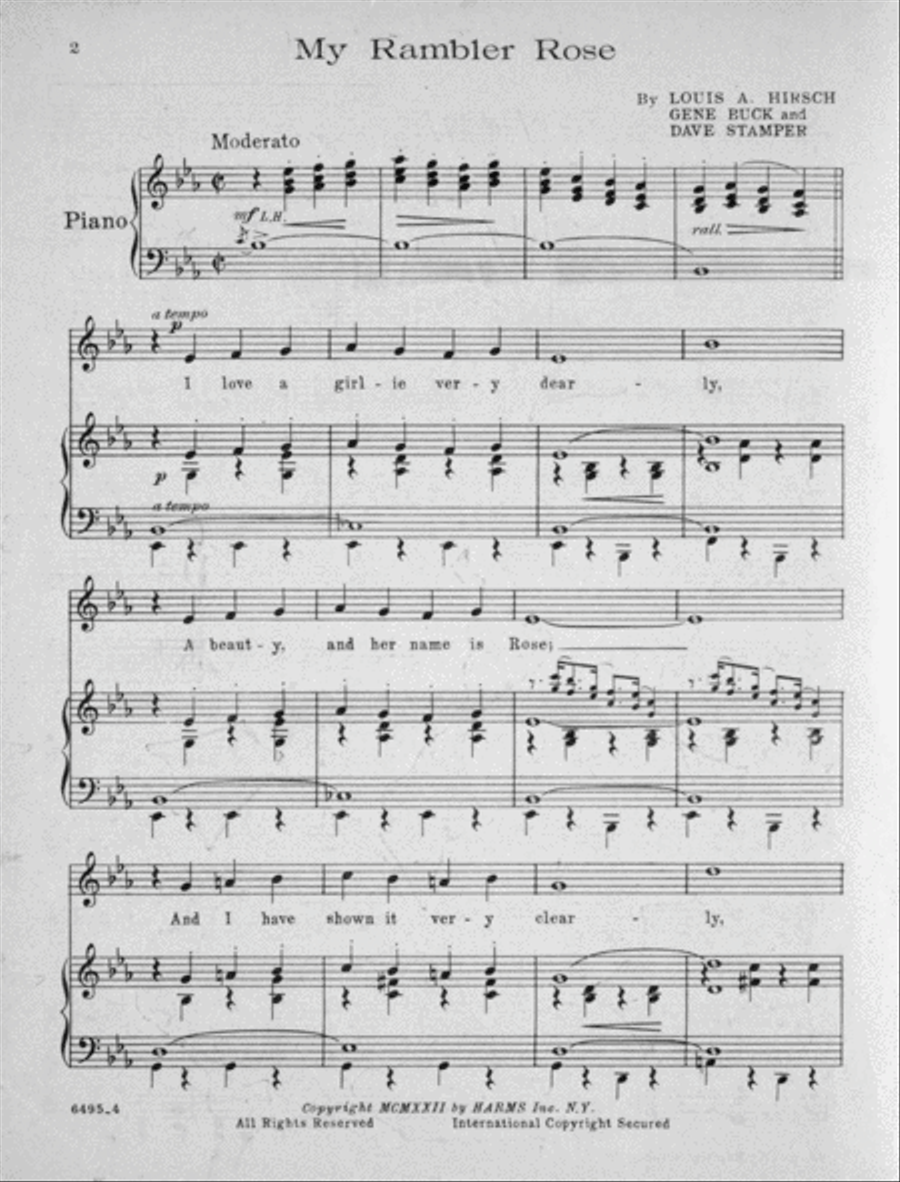 My Rambler Rose Voice scores gallery preview page 2