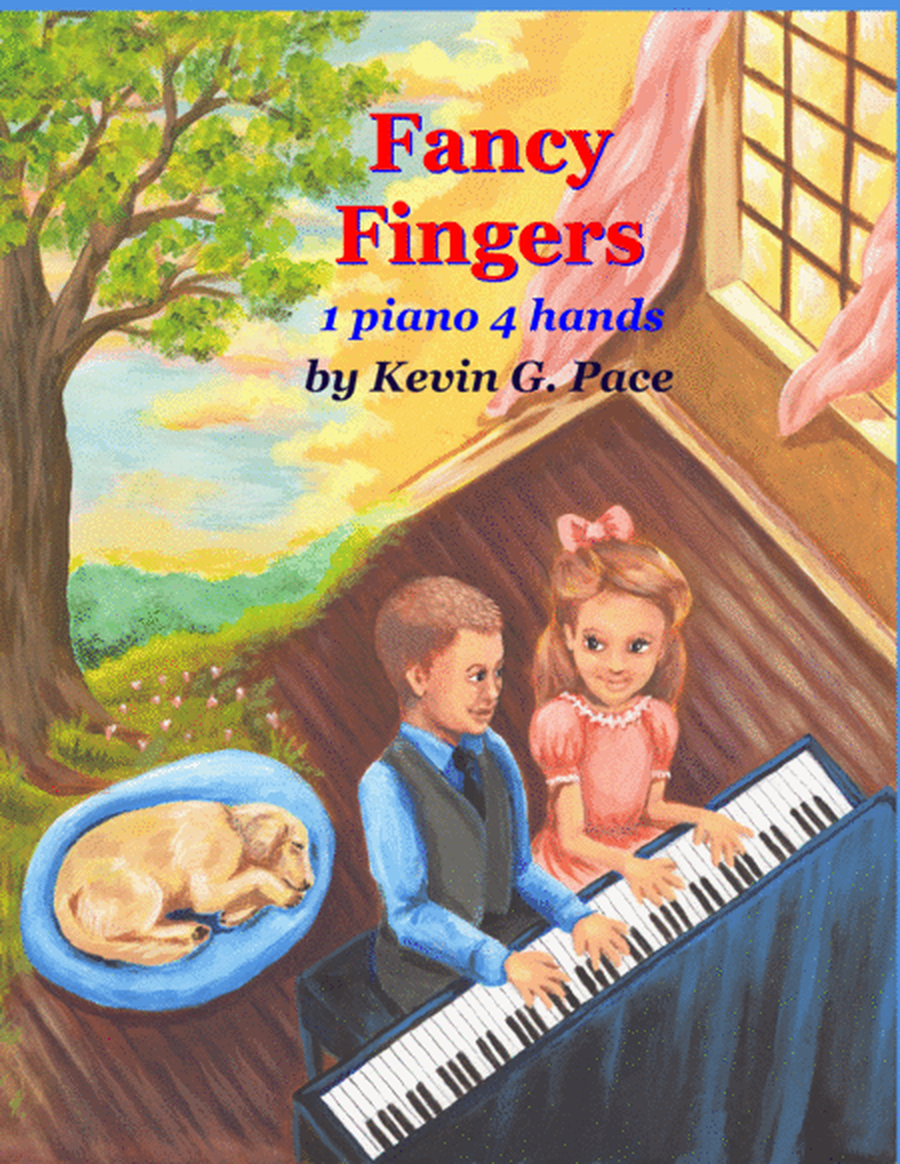 A Poor Wayfaring Man of Grief - easy piano duet (one piano, four hands) image number null