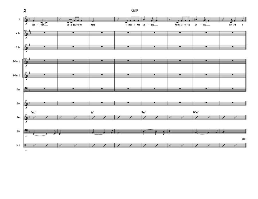 Creep Creep Jazz Ensemble scores gallery preview page 2