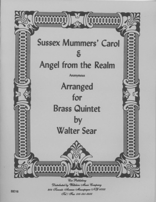 Sussex Mummer's Carol & Angel from the Realm (Sear, ed. Piotrowski)