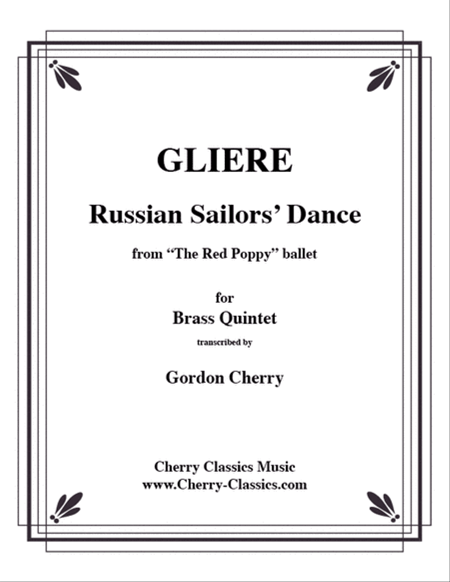 Russian Sailors’ Dance Quintet for Brass Quintet Brass Quintet scores gallery preview page 1