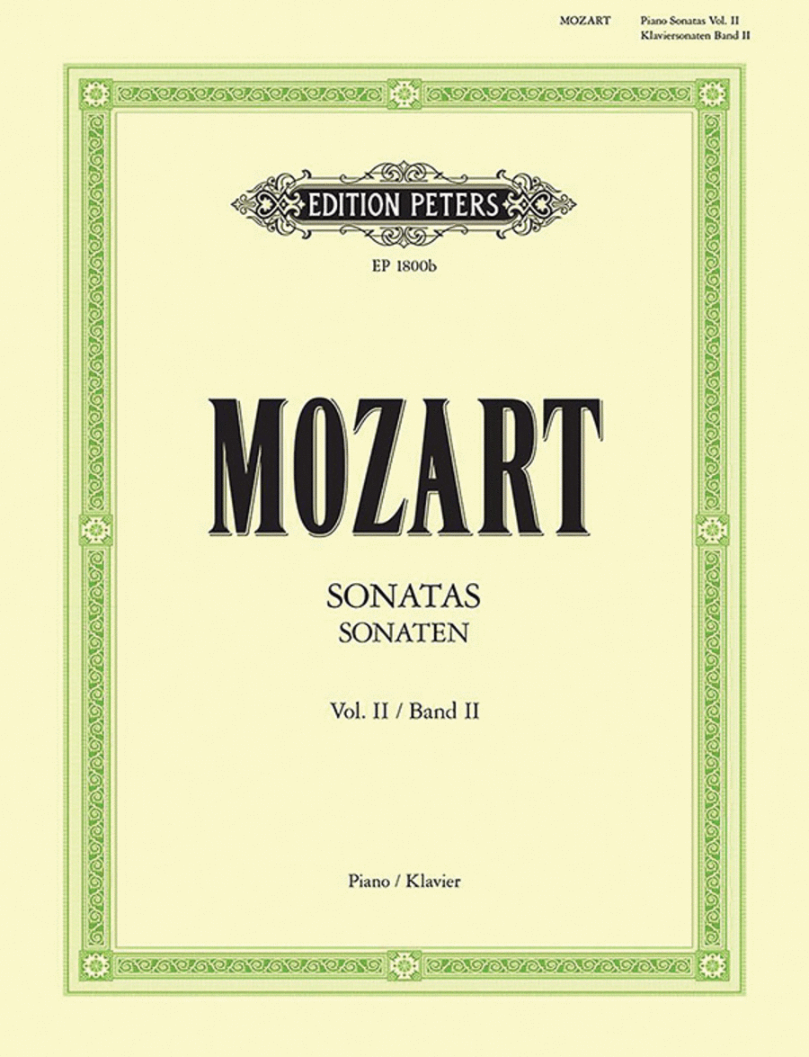 Wolfgang Amadeus Mozart: Piano Sonatas - Volume 2