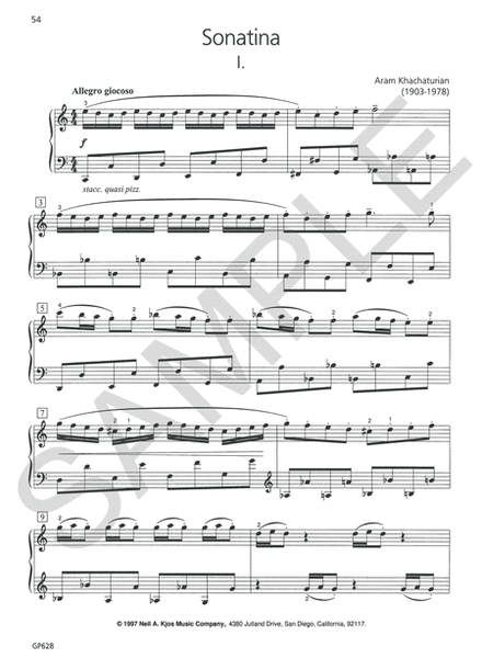Piano Repertoire: Romantic & 20th Century, Level 8
