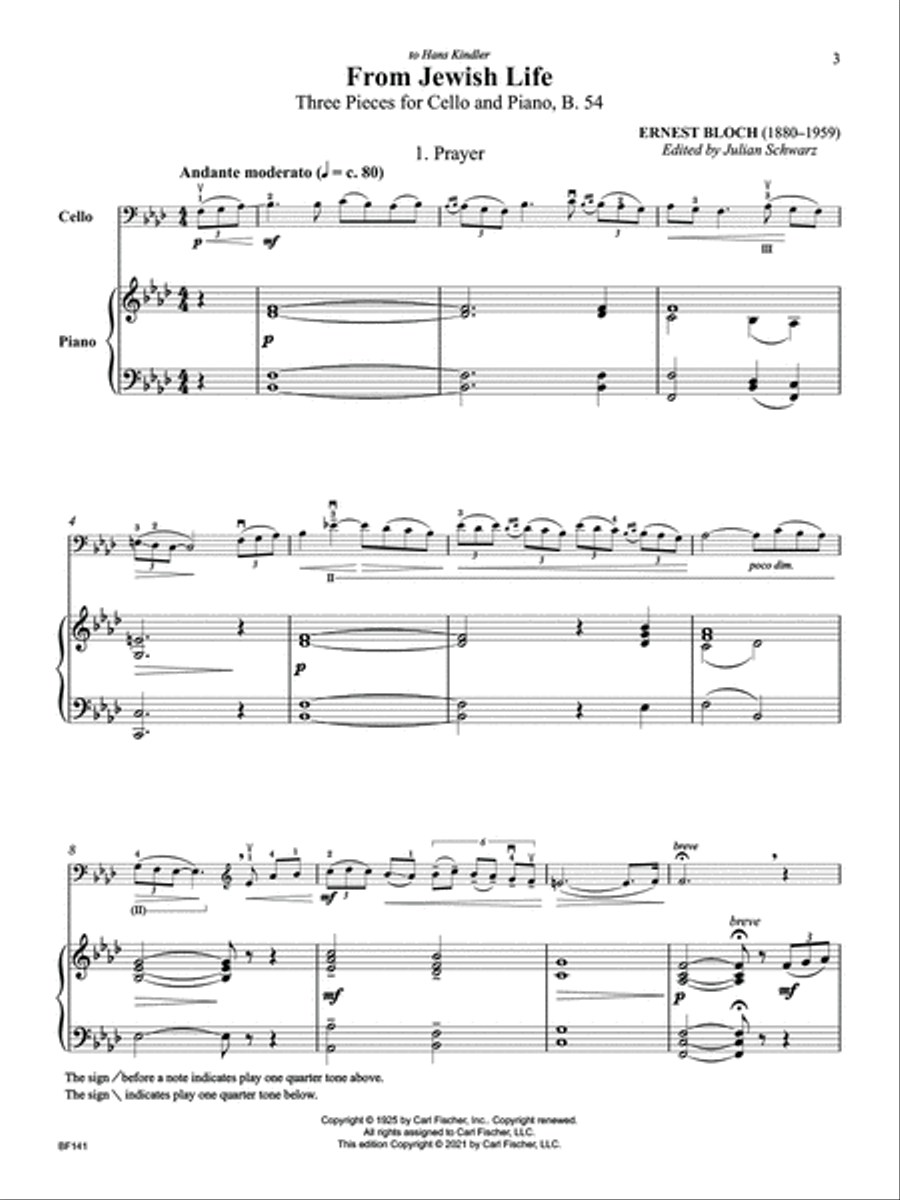 From Jewish Life Piano scores gallery preview page 2