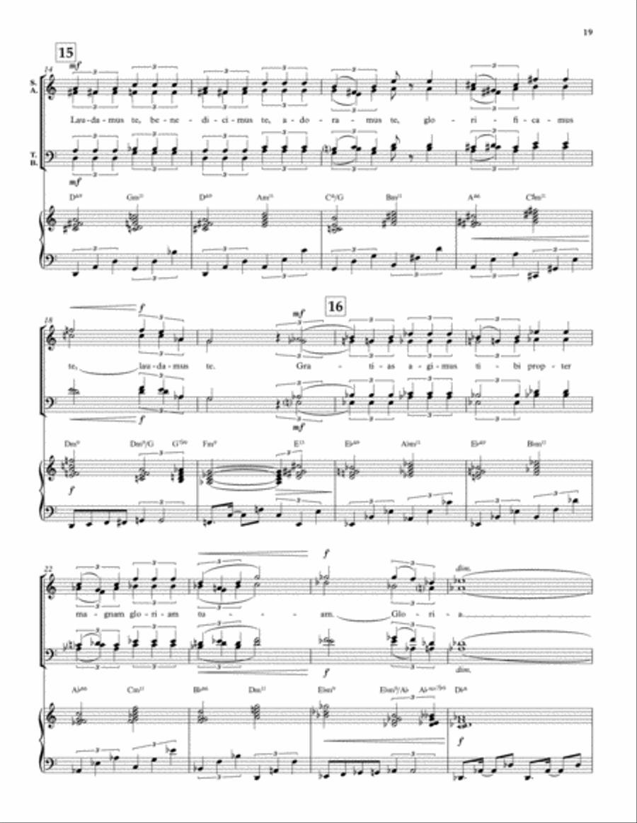 Mass in Blue Mass in Blue 4-Part scores gallery preview page 7