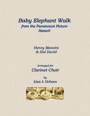 Book cover for Baby Elephant Walk from the Paramount Picture HATARI!
