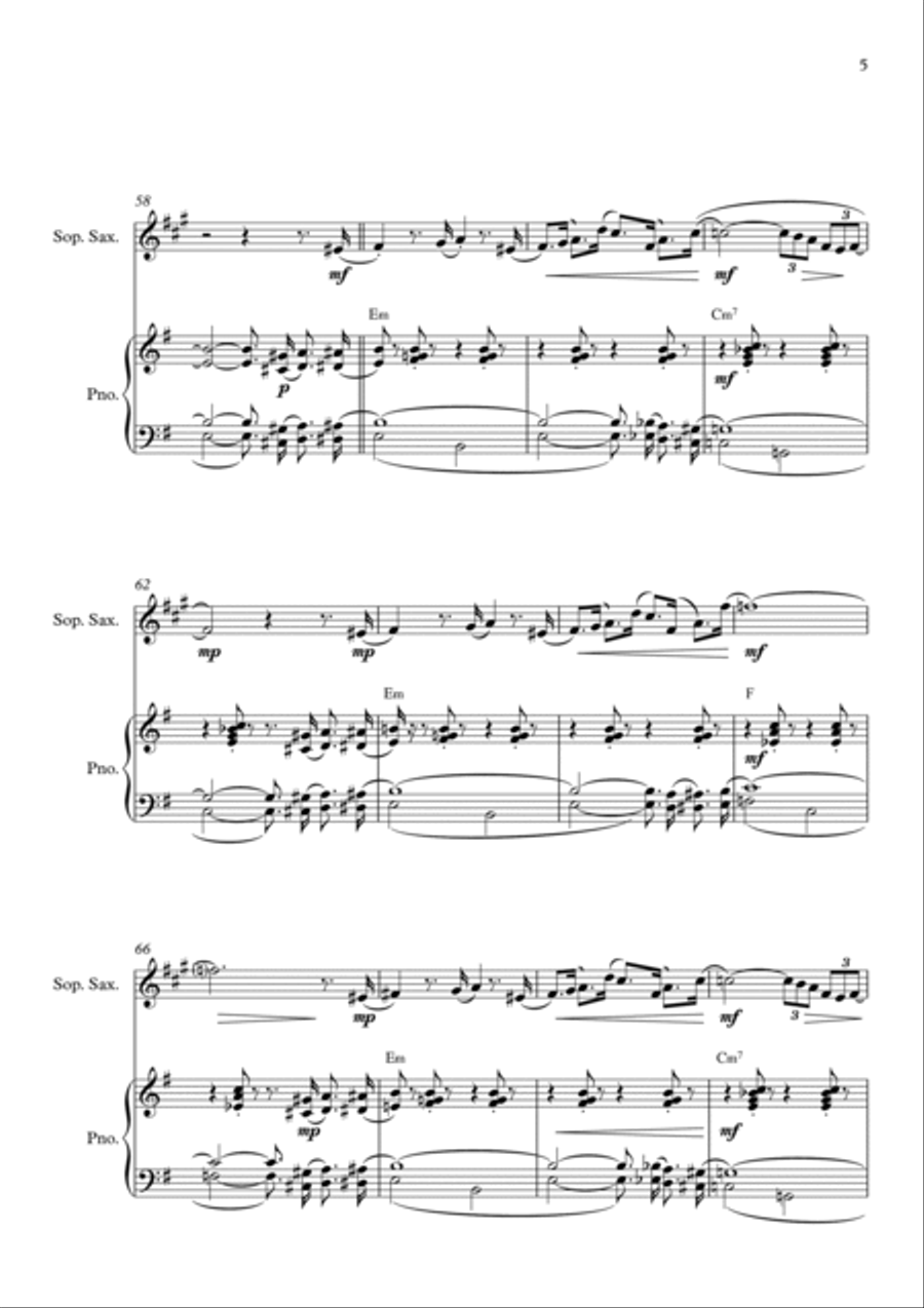 The Pink Panther Soprano Saxophone scores gallery preview page 5