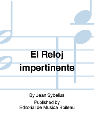 Book cover for El Reloj impertinente
