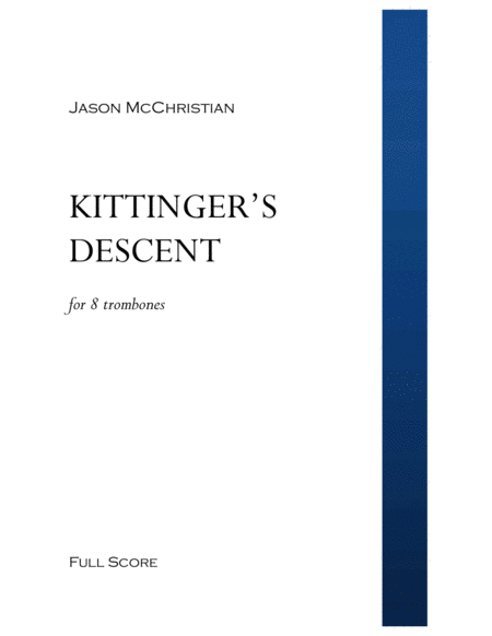 Kittinger's Descent - for 8 Trombones image number null
