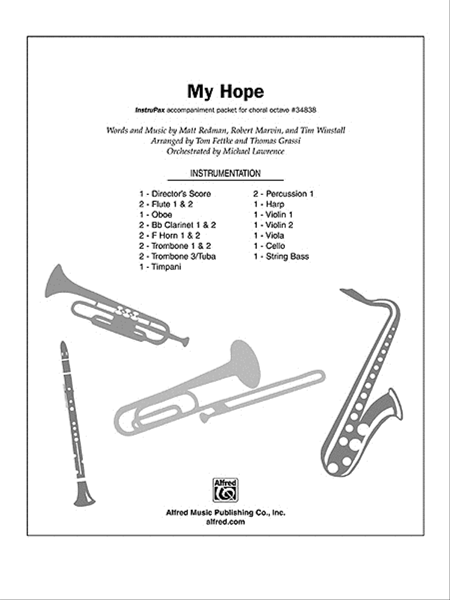 My Hope Choir scores gallery preview page 1