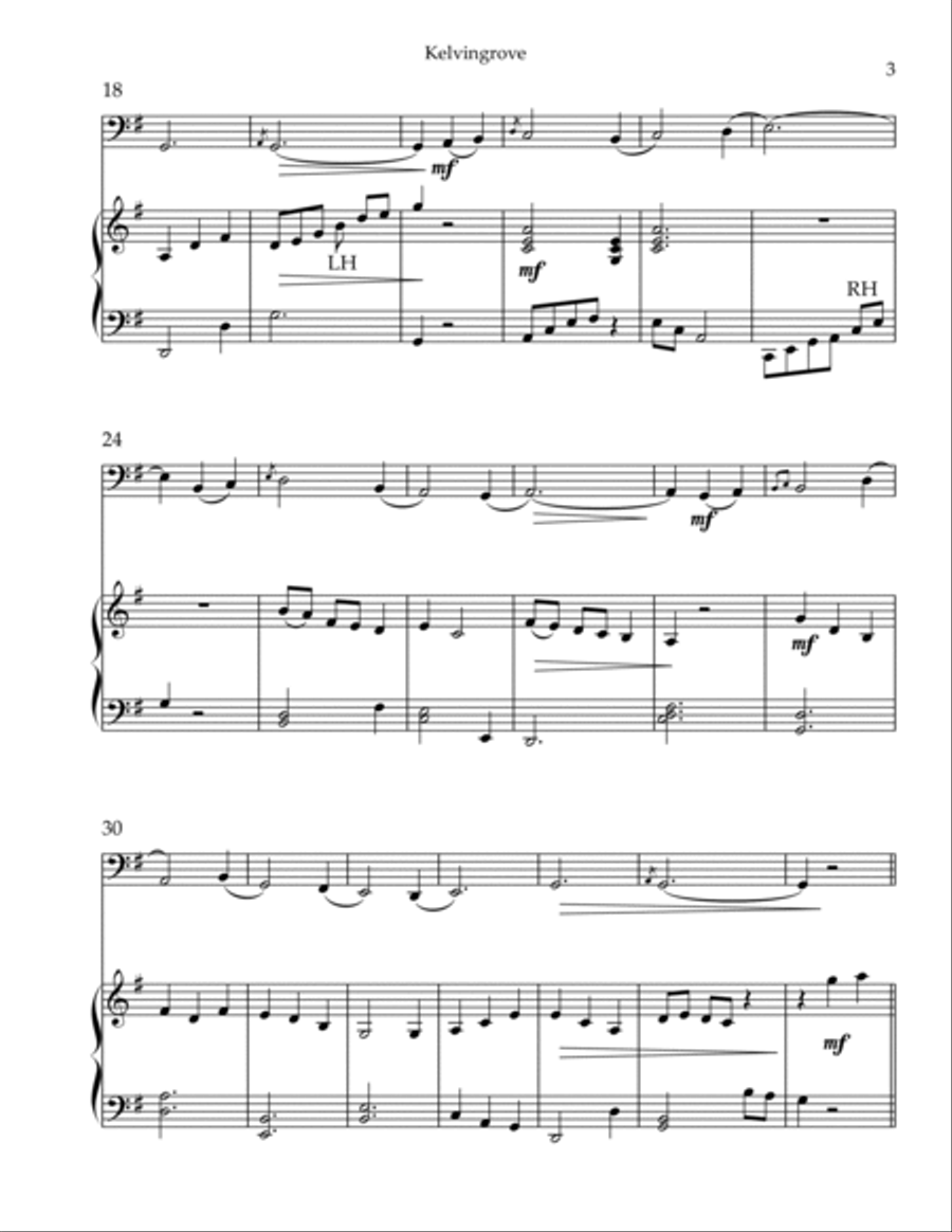 Kelvingrove, Duet for Bassoon & Harp