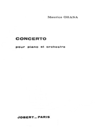 Book cover for Concerto pour Piano et Orchestre