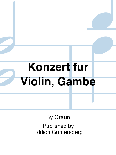 Konzert fur Violin, Gambe