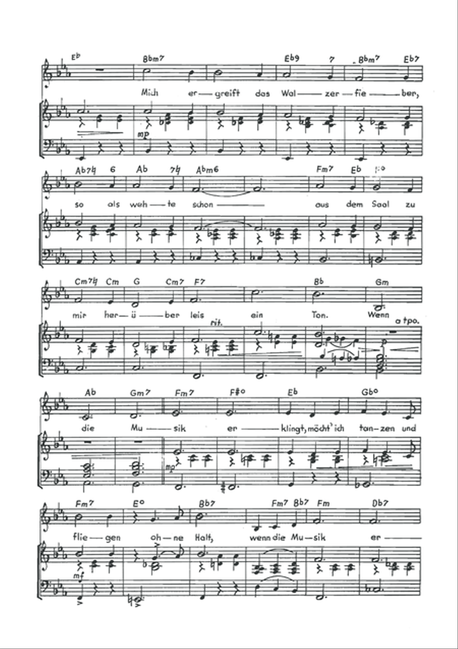 Wenn die Musik erklingt Voice scores gallery preview page 4