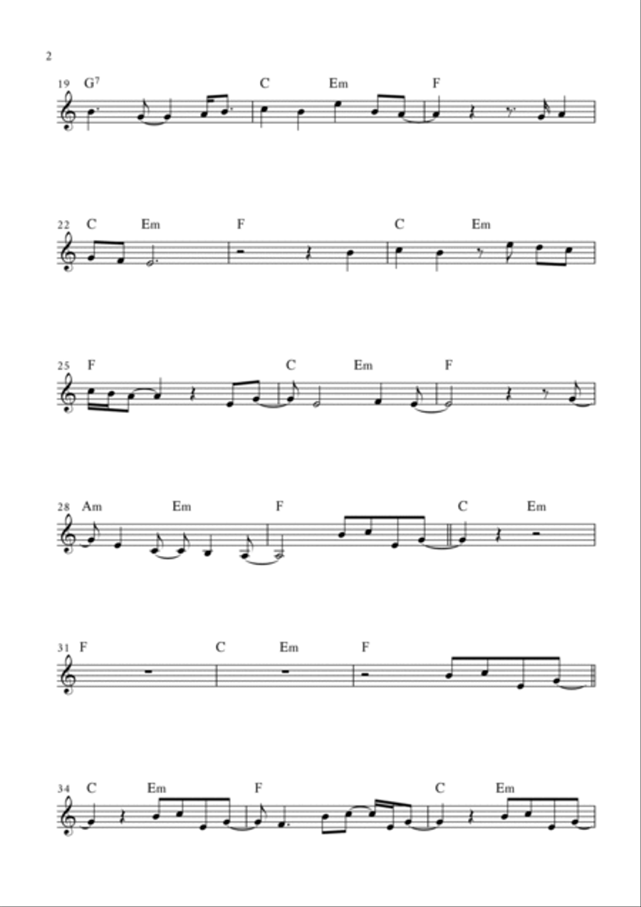 What Was I Made For? Violin Solo scores gallery preview page 2