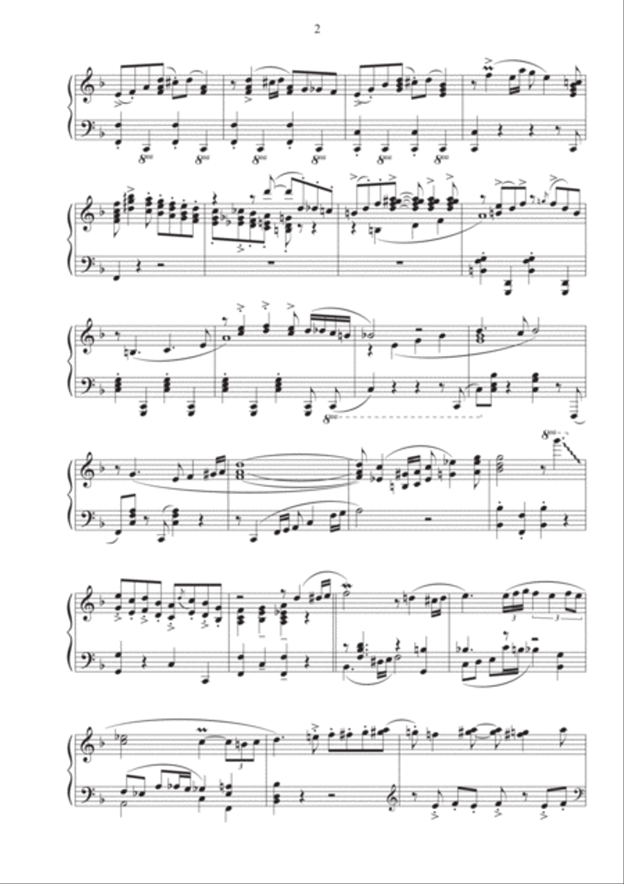 Gallo Ciego Gallo Ciego Piano Solo scores gallery preview page 2