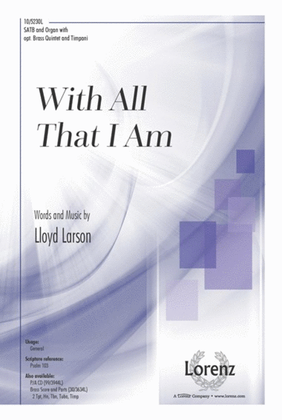 Book cover for With All That I Am