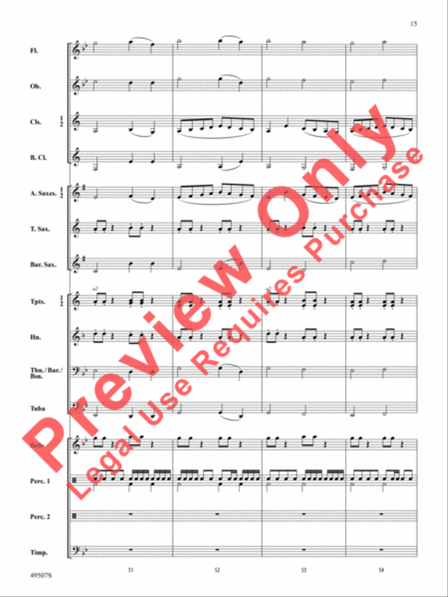 Operation Invictus Concert Band scores gallery preview page 16