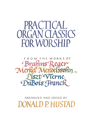Book cover for Practical Organ Classics for Worship