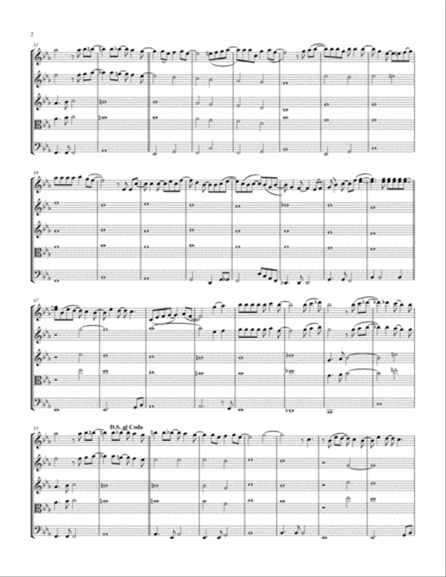 How Deep Is Your Love from the Motion Picture SATURDAY NIGHT FEVER String Quartet scores gallery preview page 2