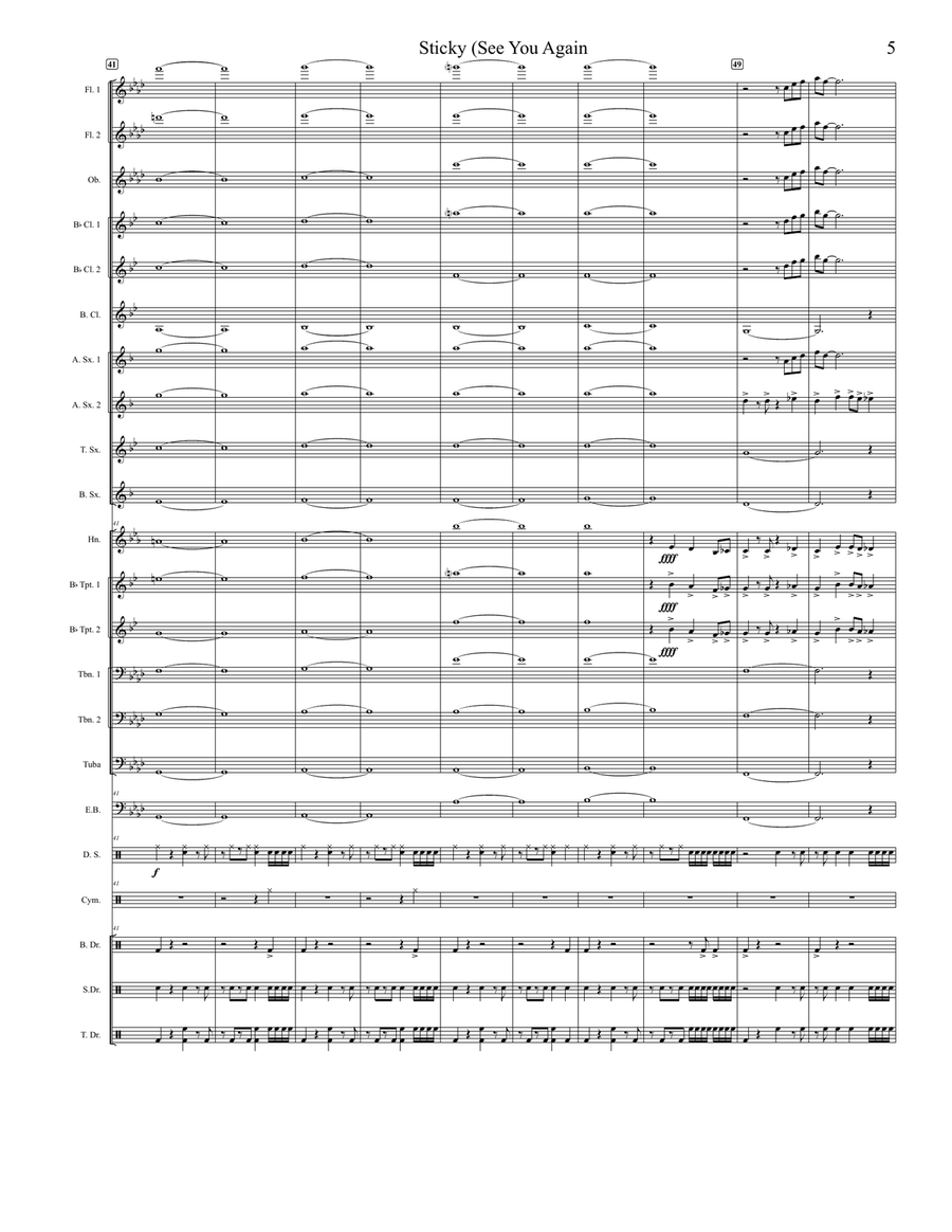 Sticky Marching Band scores gallery preview page 5