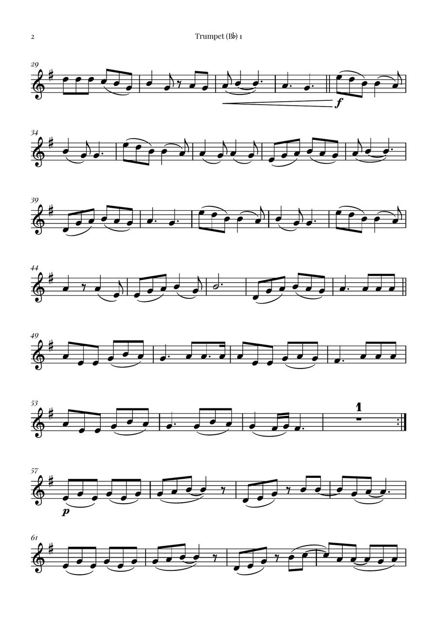 Dandelions Brass Quintet scores gallery preview page 6