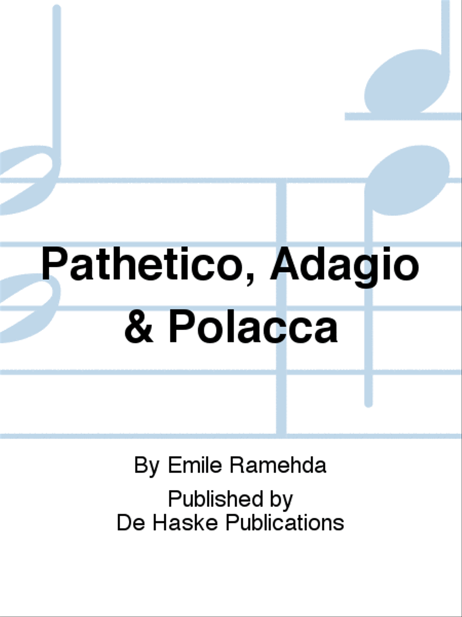 Pathetico, Adagio & Polacca Piano Accompaniment scores gallery preview page 1