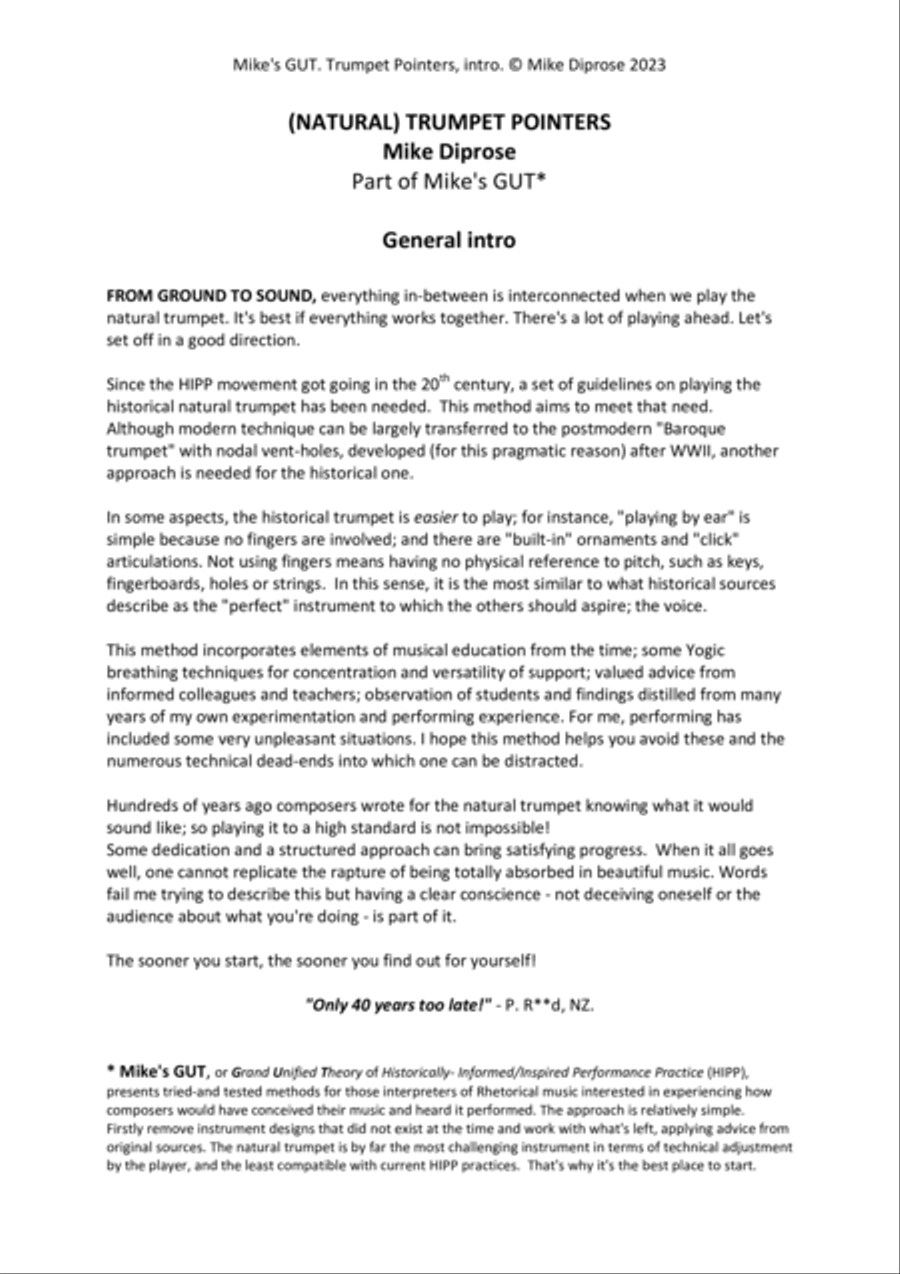 Natural Trumpet Pointers Trumpet Solo scores gallery preview page 3